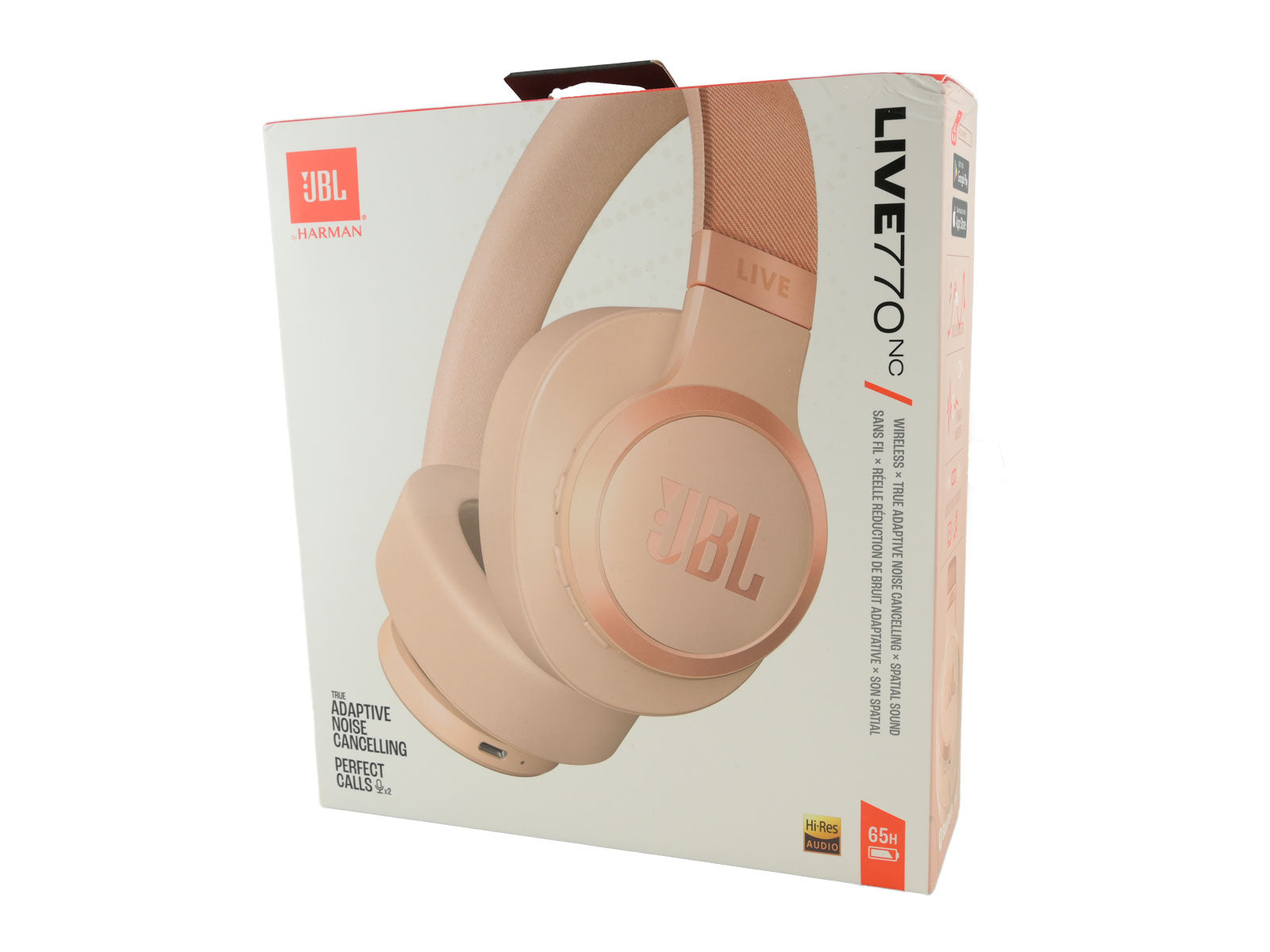 JBL Live 770NC Kabelloser On-Ear-Kopfhörer schwarz