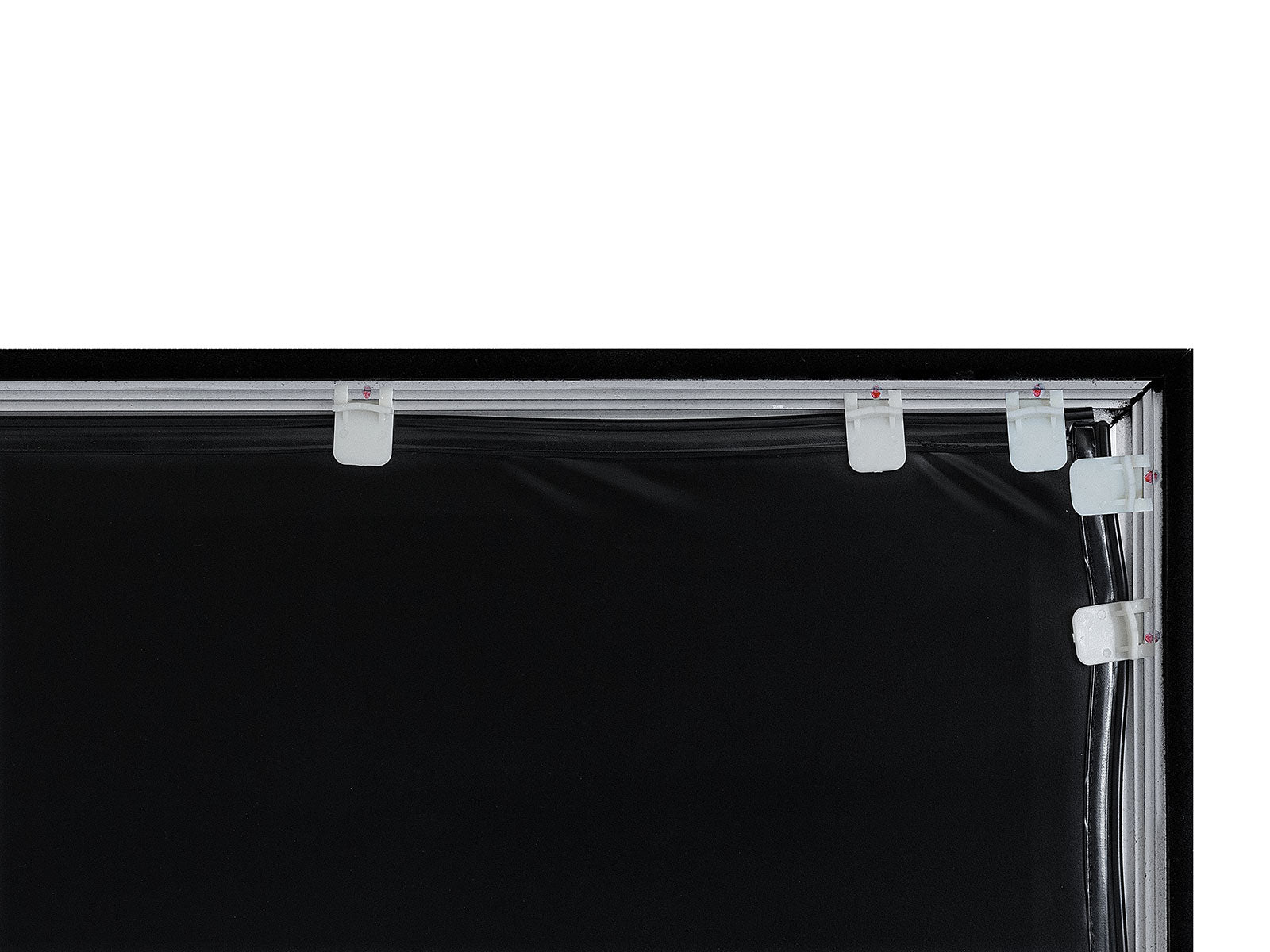 Elite Screens Leinwand Beamer Sable Frame B2, Projektor Leinwand 332 x 187 cm, 150 Zoll, Leinwandtuch CineWhite, 16:9 Leinwand 4K