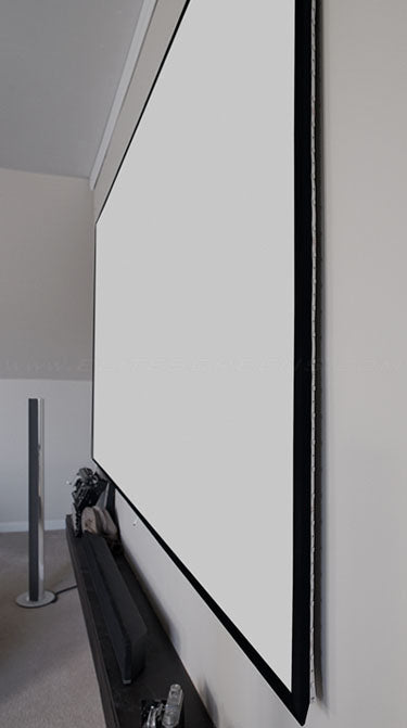 ELITE SCREENS Rahmenleinwand Aeon Edge Free | Projektor Leinwand 203 x 115 cm, 92" | kein sichtbarer Rahmen | Leinwandtuch CineWhite | 16:9 Leinwand 4K