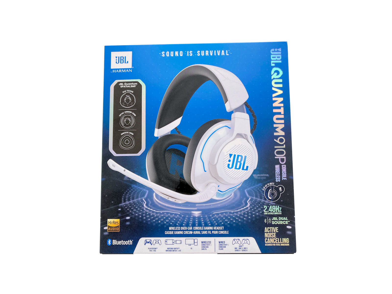 JBL Quantum 910P Console Wireless Kopfhörer weiß