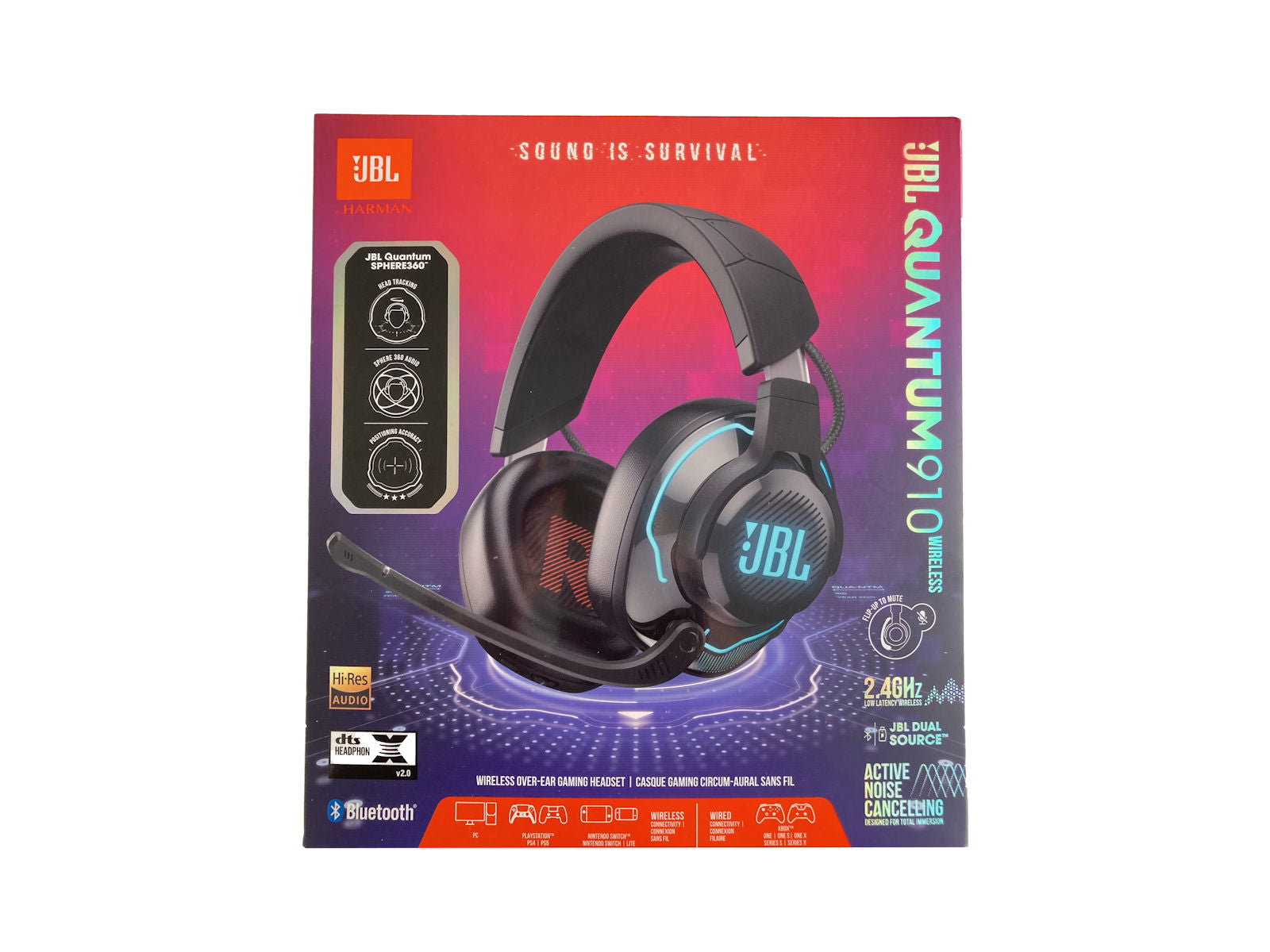 JBL Quantum 910 Wireless Kopfhörer schwarz