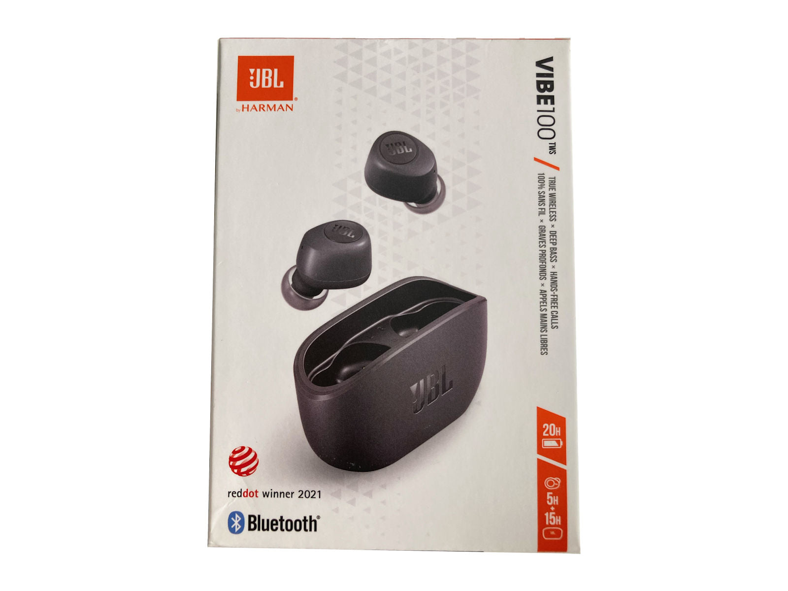 JBL Vibe 100TWS, kabellose Ohrhörer, Bluetooth