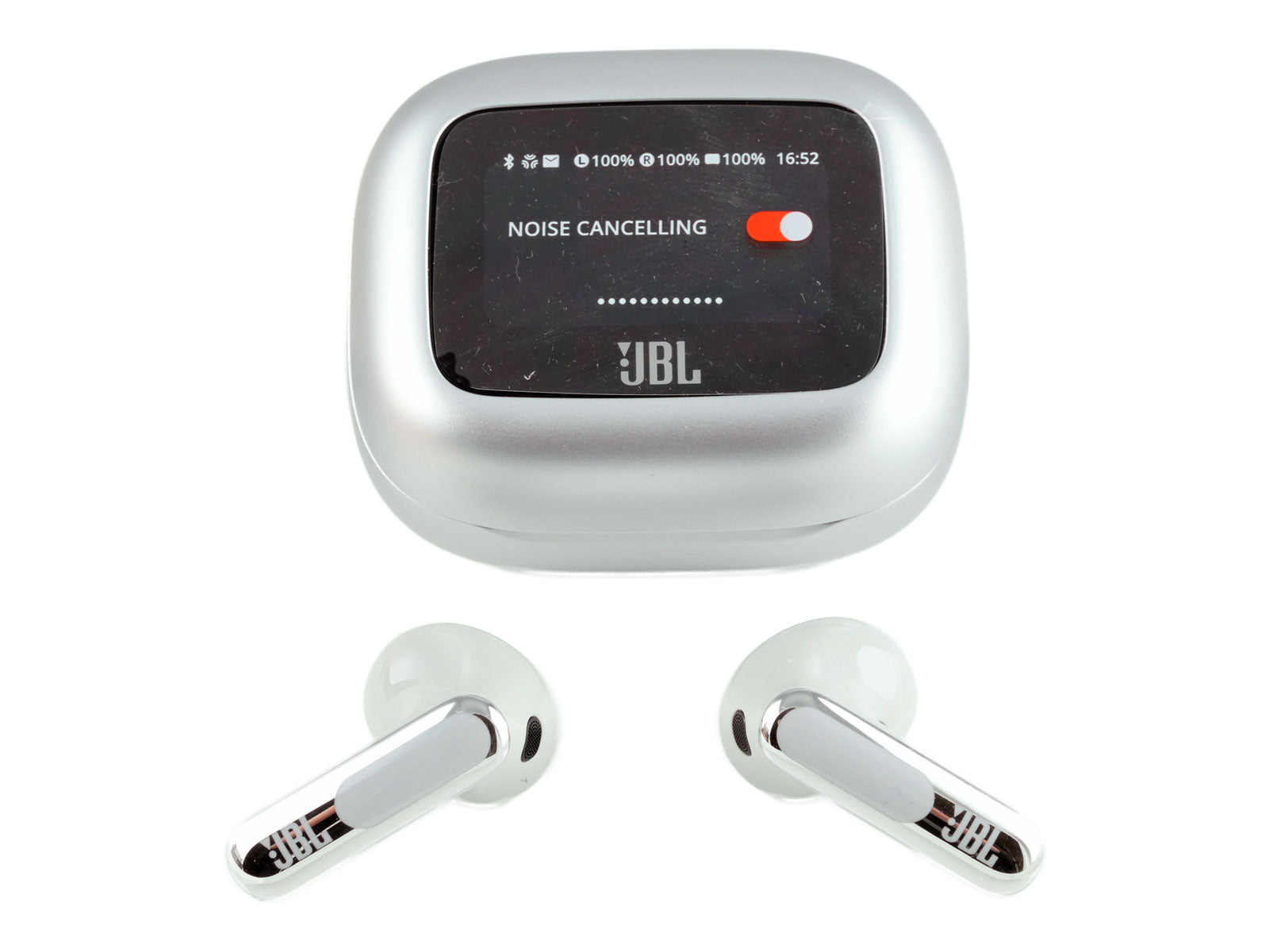 JBL Live Flex 3 kabellose Ohrhörer / Kopfhörer silber